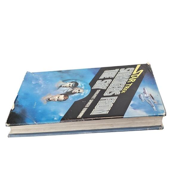 Star Trek Strangers From the Sky Hardcover Book Vintage 80s Science Fiction - Picture 2 of 12
